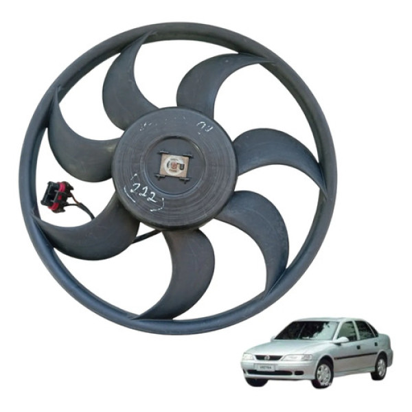 Ventoinha Radiador 2 Pinos Gm Vectra 1997 98 99 2000 2005