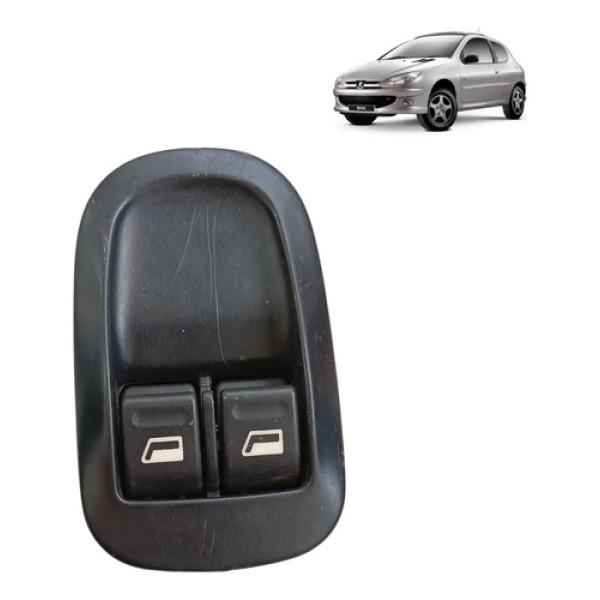 Botão Duplo Vidro Elétrico Peugeot 206 207 1999 A 2015