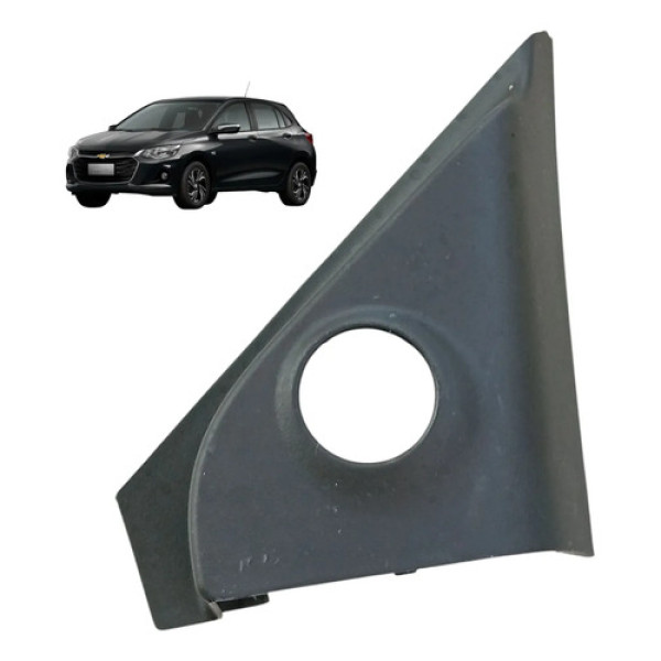 Acabamento Interno Retrovisor Direito Gm Onix 2020 A 2025 Preto