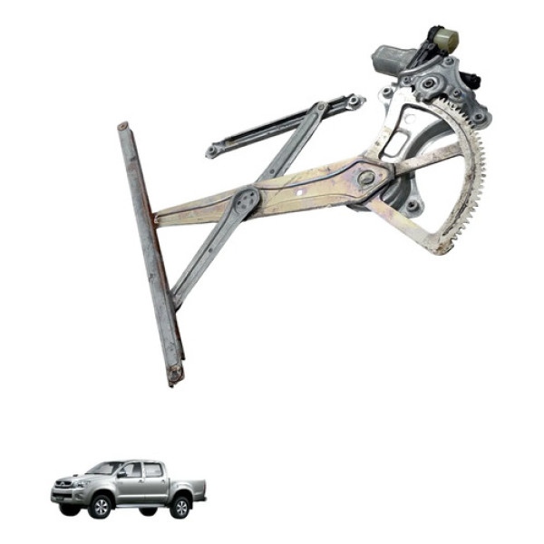 Máquina Vidro Dianteira Direita Toyota Hilux 2005 A 2015