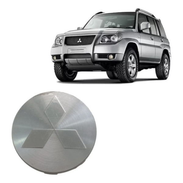 Calota Central Mitsubishi Pajero Tr4 2008/2013 91023055033mr Prateado