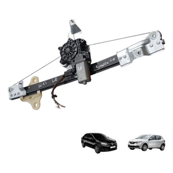 Máquina Vidro Diant Dir Renault Logan Sandero 2017 A 2019