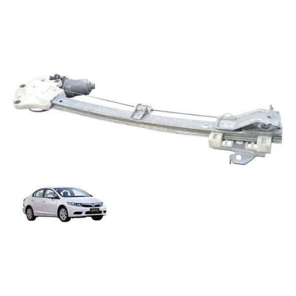 Máquina Vidro Traseira Direita Honda Civic 2012 A 2016