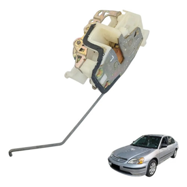 Fechadura Porta Dianteira Esquerda Honda Civic 2001/06 Orig