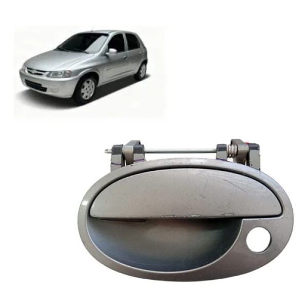 Maçaneta Externa Diant Esq Gm Celta 2003 A 2008 24424846 Cinza-escuro Dianteira