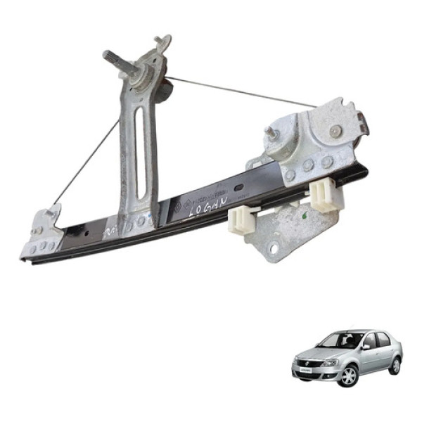 Máquina Vidro Traseira Direita Renault Logan 2008 A 2014