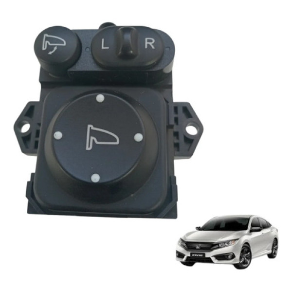 Botão Comando Retrovisor Elétrico Honda Civic  2017/21  Orig