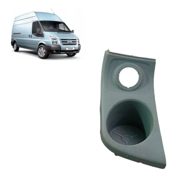 Porta Copos Direito Painel Transit 2008 2014 6c11v044j96 Cinza-escuro