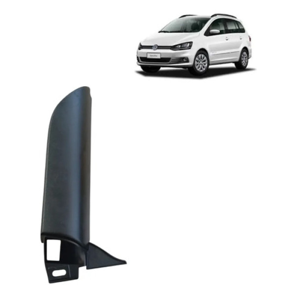 Moldura Interna Espelho Direito Spacefox Fox 2003 2004 2016 Preto