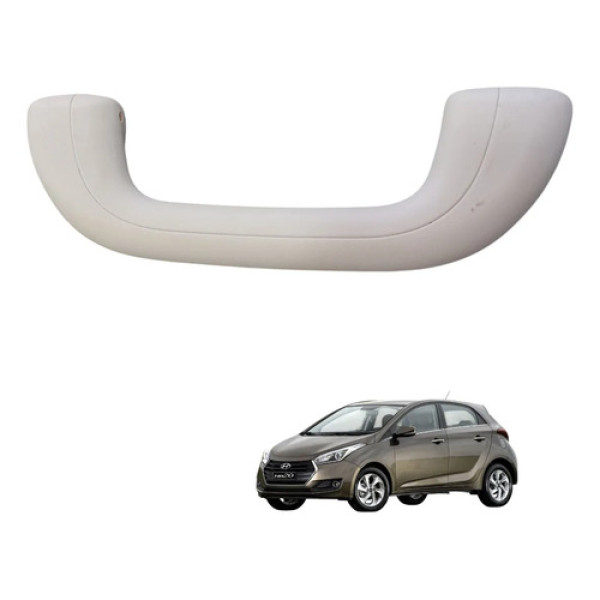 Alça Teto Direita Hyundai Hb20 2013 A 2019 Original Branco Branco