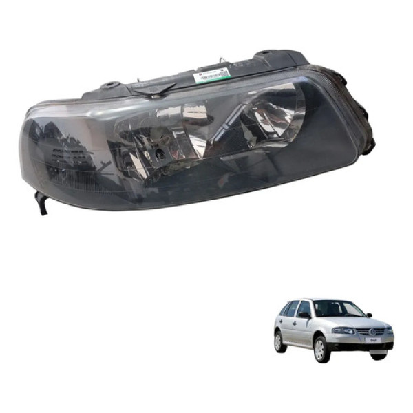 Farol Dianteiro Direito Volkswagen Gol 2006 A 2012 Original Direito/passageiro