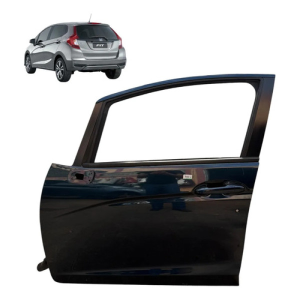 Porta Dianteira Esquerda Honda Fit 2015 A 2021 Promoção Dianteira Esquerdo Azul