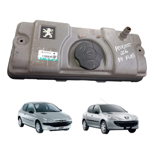 Tampa Válvula Peugeot 206 207 2005 A 2013 Original Cinza Chumbo