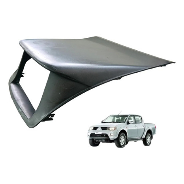Acabamento Painel Multimídia L200 Triton 2008 A 16 Original Preto