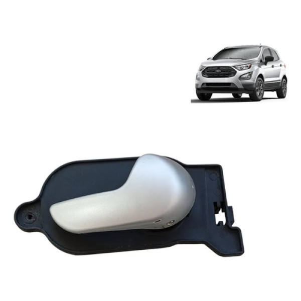 Maçaneta Interna Direita Fiesta Ecosport Prata 2s65a22600af Prateado Dianteira