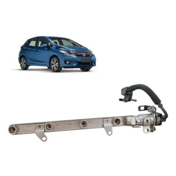 Flauta Do Bico Injetor Honda City Fit 1.5 2009 A 2014