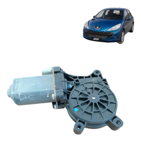 Motor Maquina Vidro Dianteiro Esquerdo Peugeot 207 2007 2012
