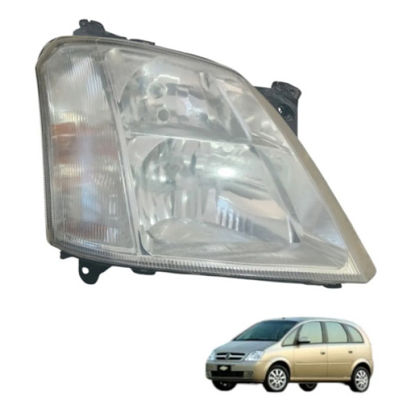 Farol Lado Direito Gm Meriva 2005 0203310 Original Direito/passageiro