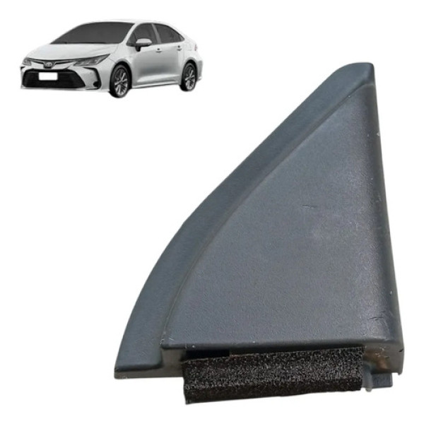 Acabamento Int Retrovisor Dir Toyota Corolla 2009 A 2014 Cinza-escuro