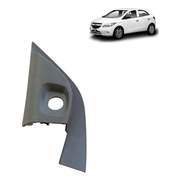 Moldura Interna Retrovisor Esquerdo Gm Onix Prisma 2013 A 20 Preto