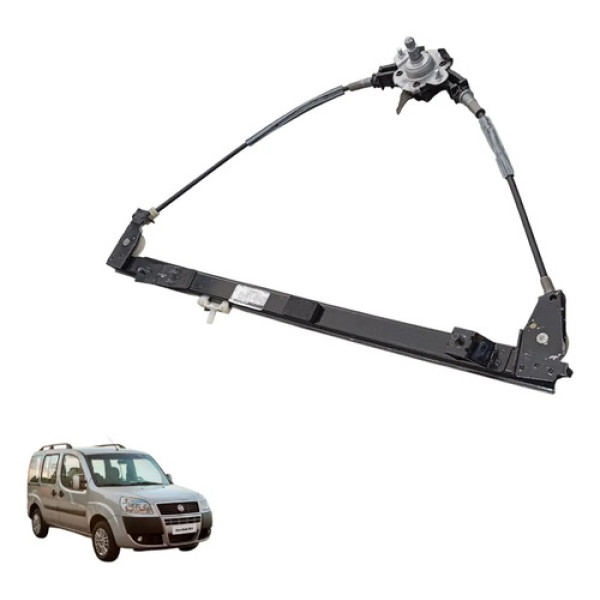 Máquina Vidro Dianteira Direita Fiat Doblo 2003 A 2010