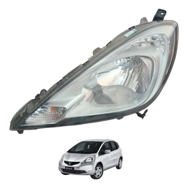 Farol Dianteiro Lado Esquerdo Honda Fit 2013 Original Esquerdo/motorista