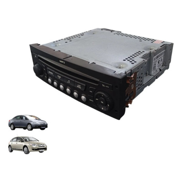 Rádio Cd Player Citroen C4 Pallas 2008 A 2012 Original