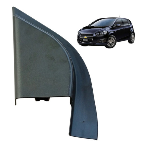 Acabamento Int Retrovisor Esquerdo Gm Sonic 2012/14 96873503 Preto