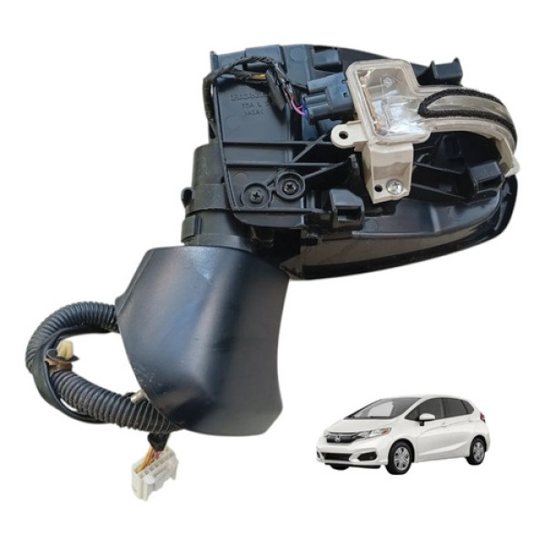 Retrovisor Esquerdo Elétrico Pisca Honda Fit 2015 A 2021