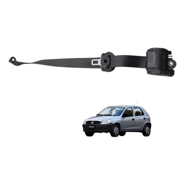 Cinto Segurança Tras Esquerdo Chevrolet Celta 2007 A 2012