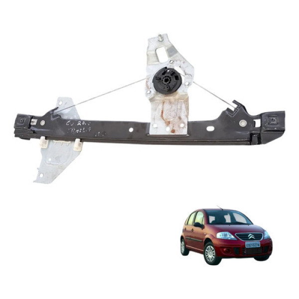 Máquina Vidro Traseira Esquerda Citroen C3 2010 A 2018