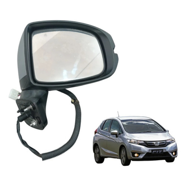 Retrovisor Elétr Dir Pisca Seta Honda Fit 2015 21  Original