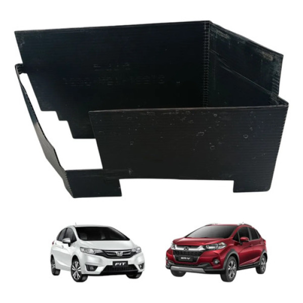 Capa Da Bateria Honda Fit Wrv 2015 A 2021 Original Preto Preto