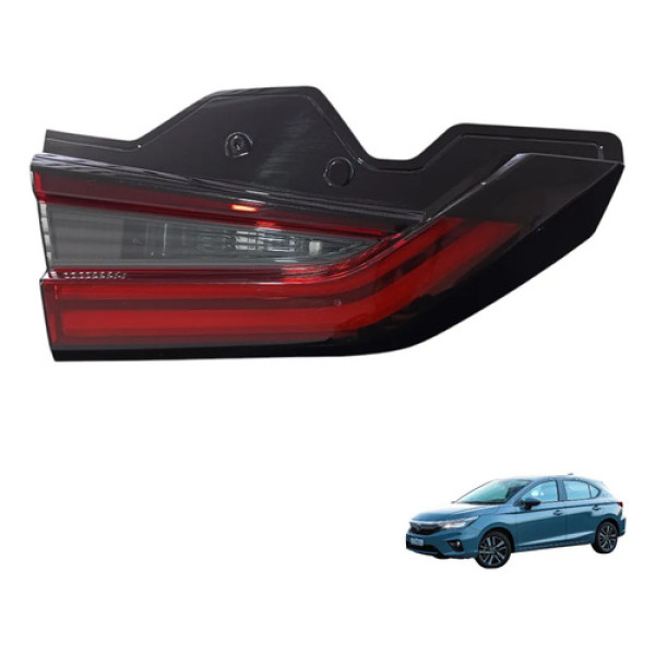 Lanterna Traseira Esquerda Honda City Hatch 2021  A 2025 Esquerdo/motorista Vermelho