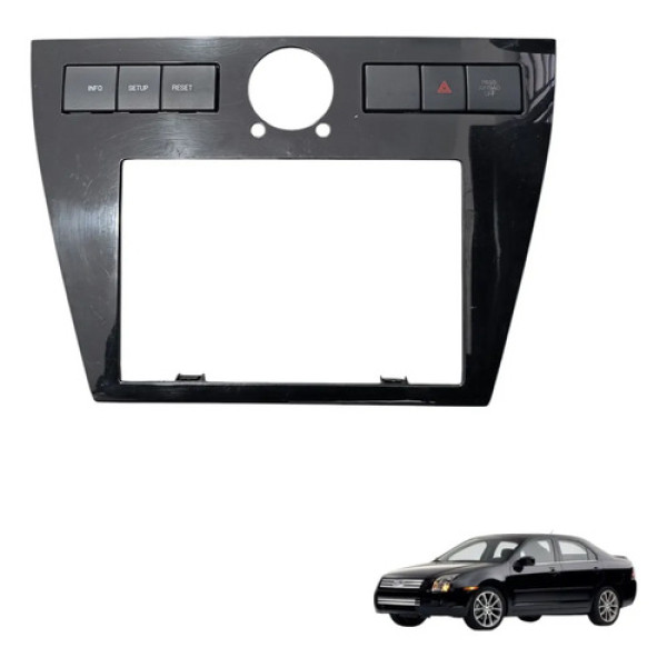 Moldura Painel Central Ford Fusion 2006 A 2010 Original  Preto