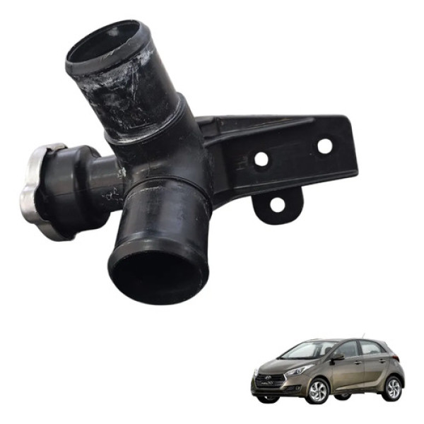 Flange Conexão Radiador Hyundai Hb20 2013 A 2019 Original