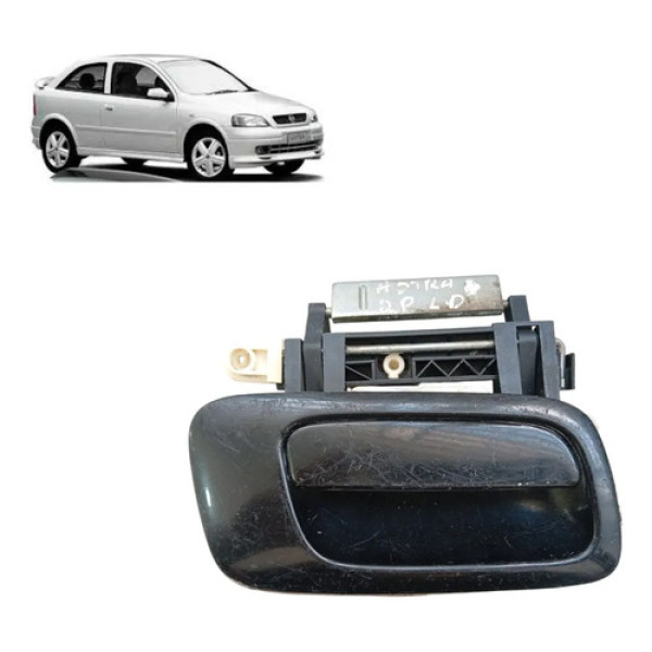 Maçaneta Externa Porta Dianteiro Direita Gm Astra 1999 2011 Preto Dianteira