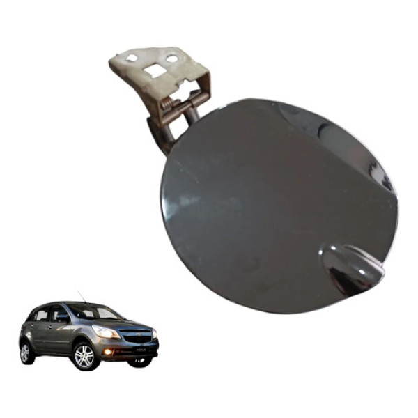 Portinhola Tanque Combustível Chevrolet Agile 2009 A 2015 Preto 2009