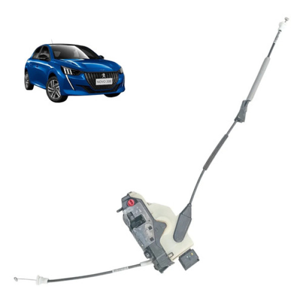 Fechadura Porta Tras Esquerda Peugeot 208 2015 9688080880