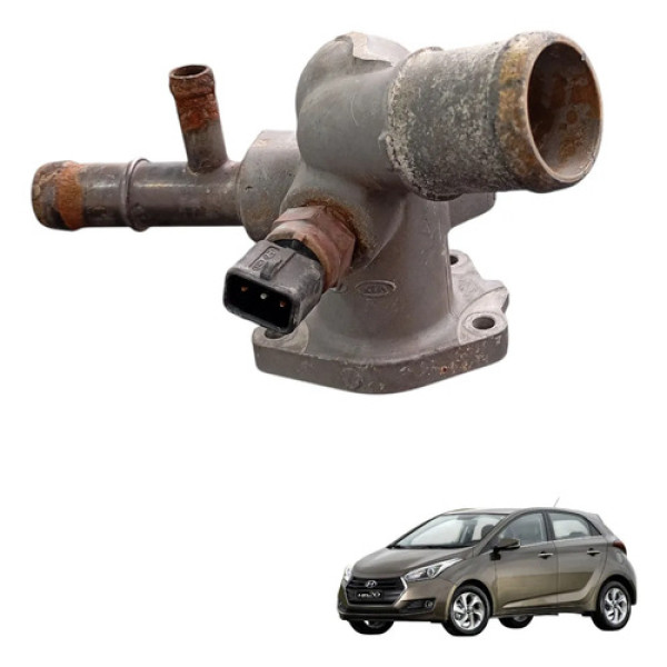 Carcaça Válvula Termostática Hyundai Hb20 2013 A 2019