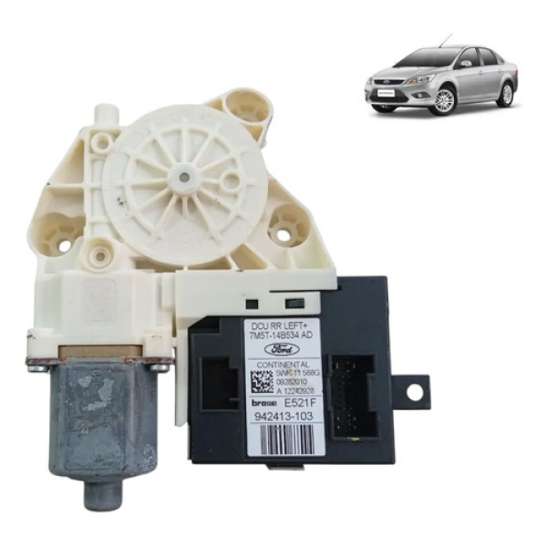 Motor Máquina Vidro Traseira Esquerda Ford Focus 2009 A 2013