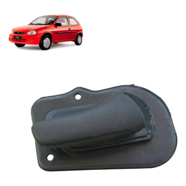 Maçaneta Interna Dianteira Corsa 1994/2004 Classic 2004/2010 Preto Dianteira