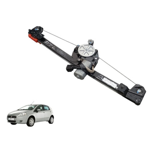 Máquina Vidro Dianteira Direita Fiat Punto 2007 A 2012