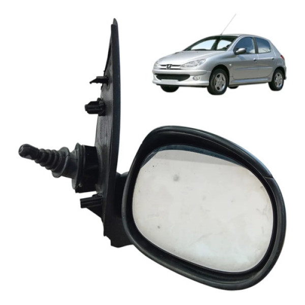 Espelho Retrovisor Externo Direito Peugeot 206 2007 A 2012
