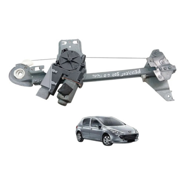Máquina Vidro Elétrico Traseiro Direito Peugeot 307 2004/12