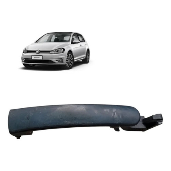 Maçaneta Externa Puxador Porta Bora Golf Fox 3b0837207 Preto Dianteira
