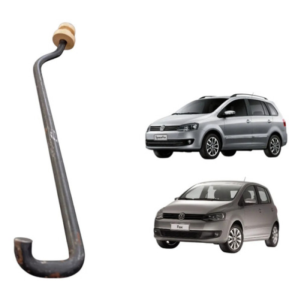 Vareta Capô Volkswagen Fox Spacefox 2010 A 2016 Original  Preto