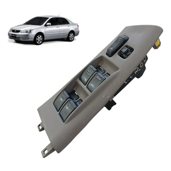 Comando Vidro Eletrico Esq Toyota Corolla 2003 08 14 Pinos