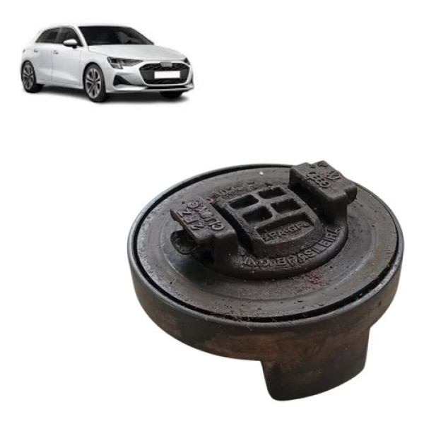 Tampa Óleo Motor Original A3 1.8 Aspirado 00 A 06 030103485g Preto
