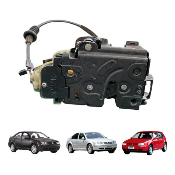 Fechadura Elétrica Tras Dir Vw Golf Jetta Bora 2000 A 2007